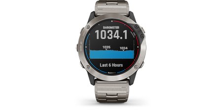 Atrybuty Garmin Quatix 6 Titanium